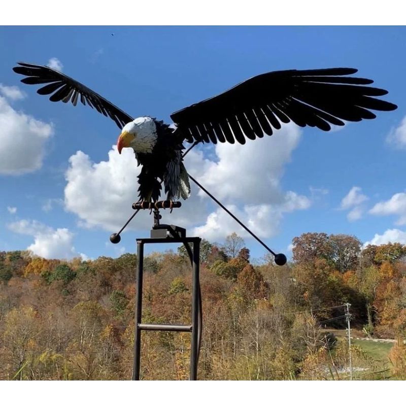 Handmade Flying Eagle Garden Stake