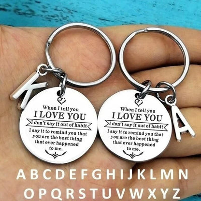 When I tell you I LOVE YOU Keychain
