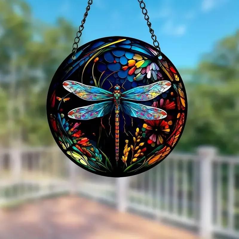 Dragonfly Suncatcher Window Wall Hanging Ornament