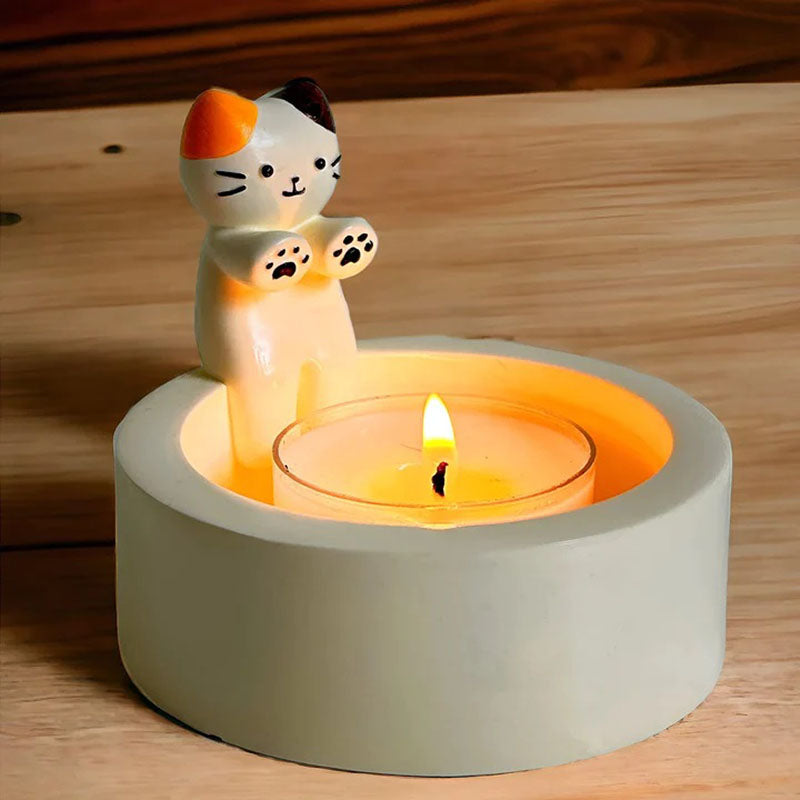 Cute Cat Candle Holder 🐱
