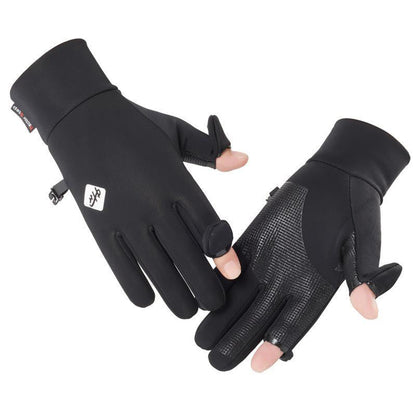 Winter Warm Waterproof Touch Screen Fingerless Gloves