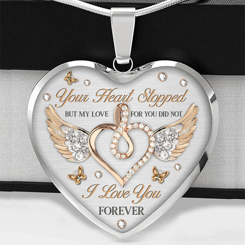 I Love You Forever Heart Necklace