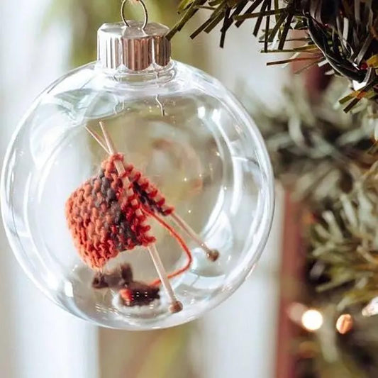 Knitting Christmas Ornament Knit Gift Holiday Decor Knitters Gift