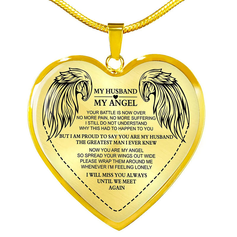 Now You Are My Angel Necklace