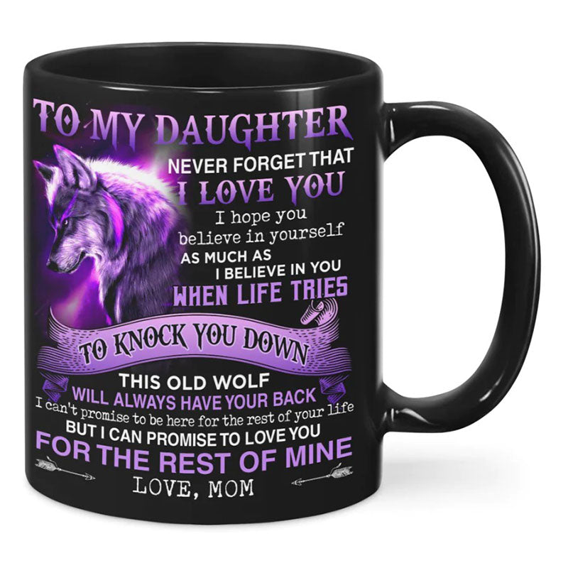 Mom To Daughter - Never Forget I Love You - Coffee Mug - A865