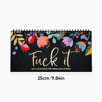 2024 Calendar For Tired-Ass Women