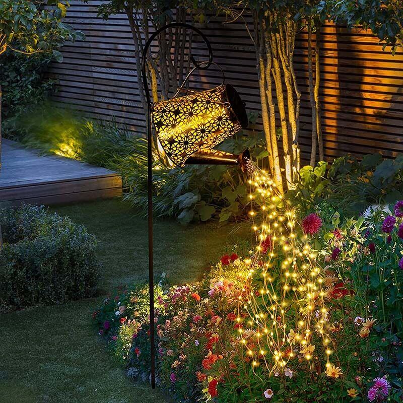 Solar Watering Can with Lights