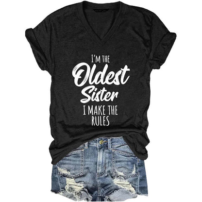 Sister Rules Don't Apply To Me Funny T-shirts