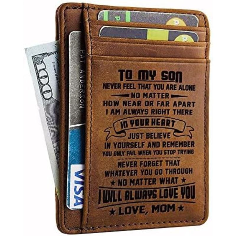 Mom To Son - No Matter What I Will Always Love You - Card Wallet