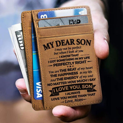 Mom To Son - The Energy Of My Soul - Card Wallet