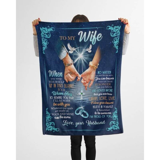 To My Wife - From Husband - A311 - Premium Blanket