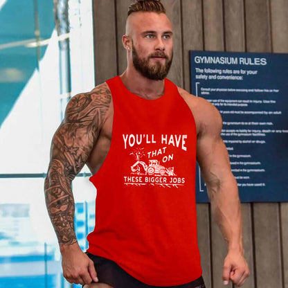 "You'll Have That On These Bigger Jobs" Sleeveless Tank Top