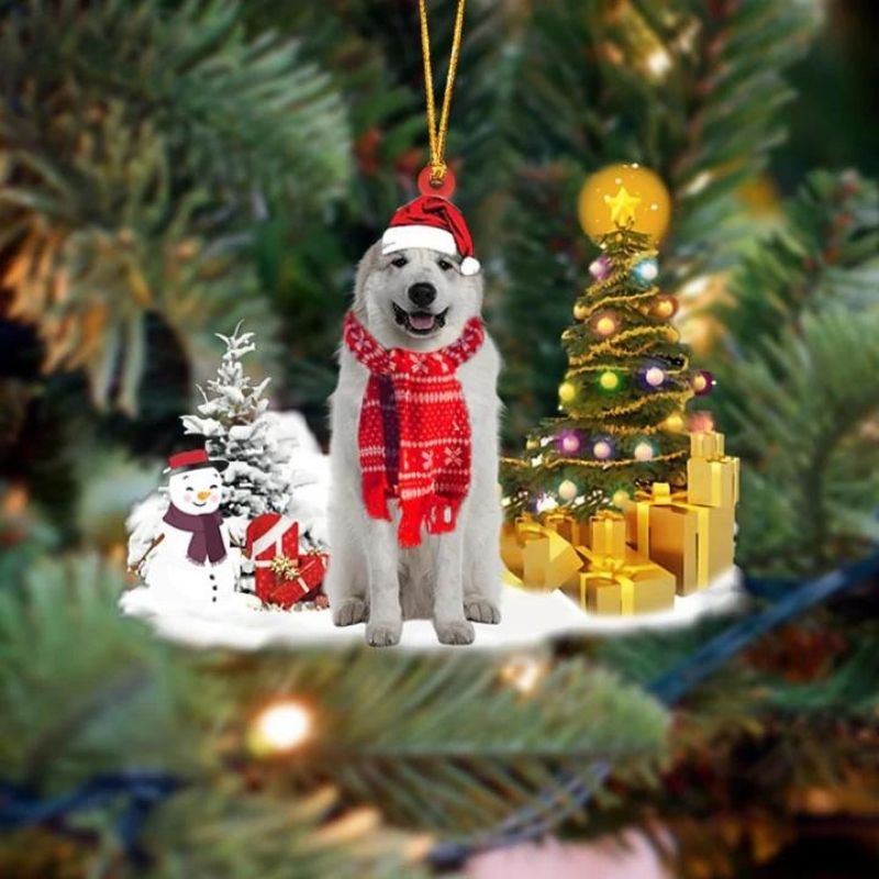 Great Pyrenees Christmas Ornament SM062