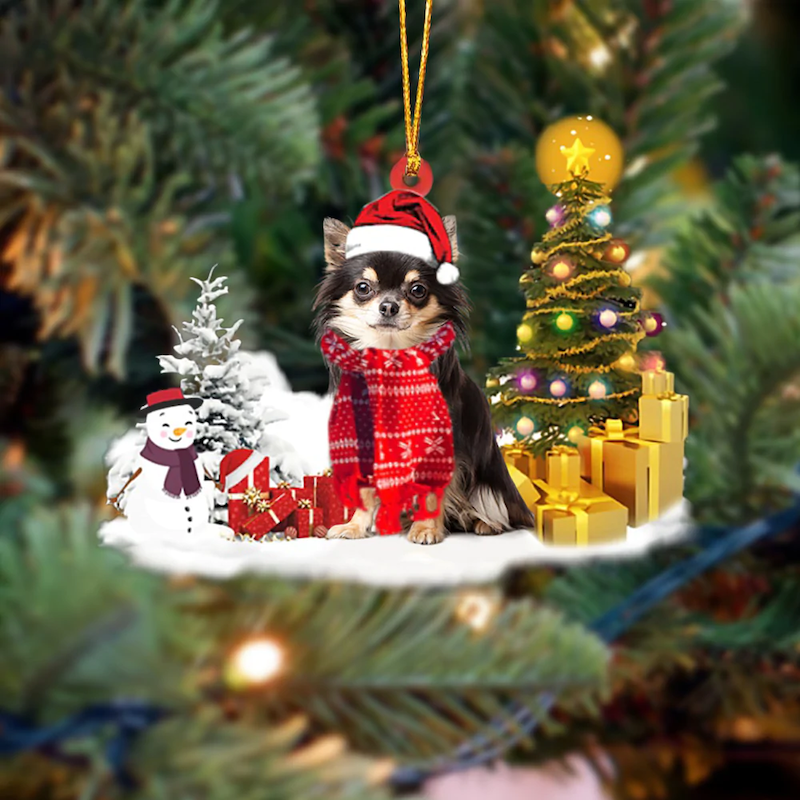 Chihuahua Christmas Ornament SM107