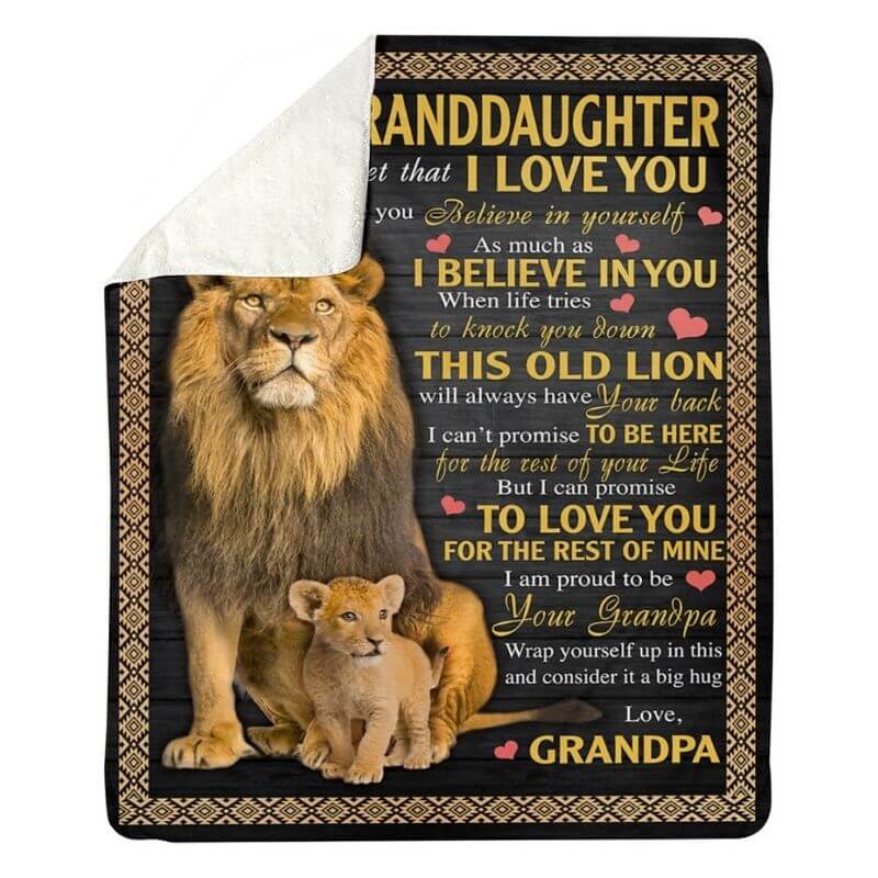To My Granddaughter - From Grandpa - A387 - Premium Blanket