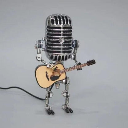 🎁Vintage Microphone Robot Desk Lamp