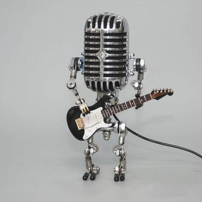 🎁Vintage Microphone Robot Desk Lamp