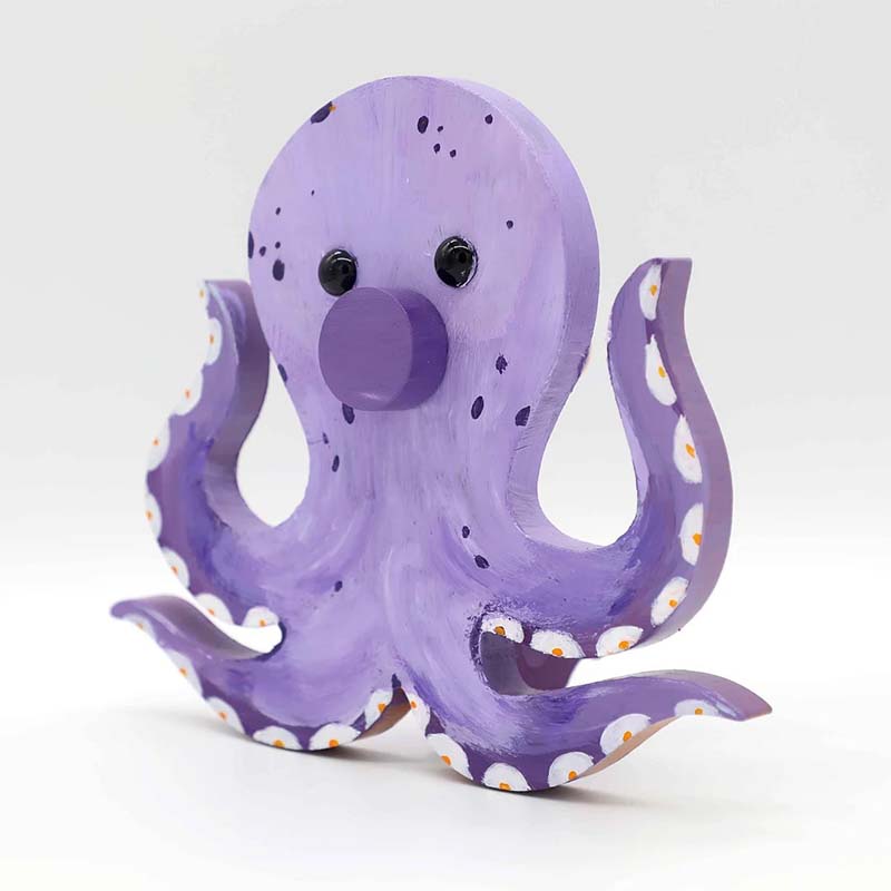 Handmade Glasses Stand Lovely Octopus