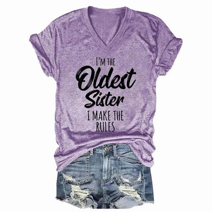 Sister Rules Don't Apply To Me Funny T-shirts