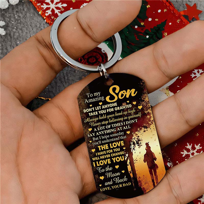 The Love I Have For You Will Never Chage - Multi Colors Personalized Keychain - A886