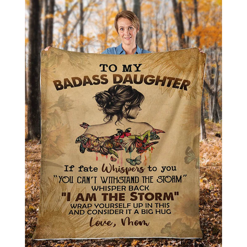 To My Daughter - A945 - Premium Blanket